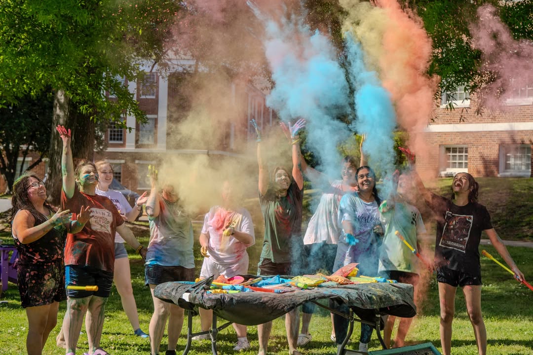 Wesleyan College wishes a very happy Holi to all of our Wolves!🐺🎉 May your day be filled with laughter, light and love!💜🌈

#WeareWesleyan #leadersofthepack #howlyeah #Holi