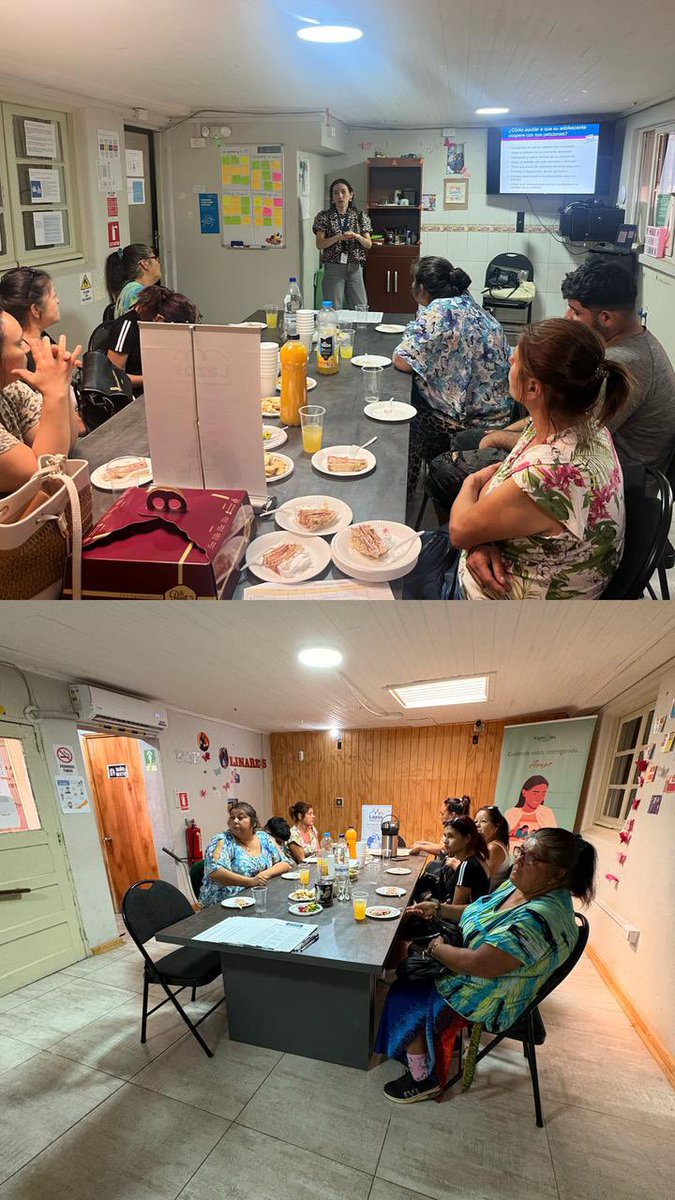 Programa_Lazos's tweet image. Los Seminarios "Criando Adolescentes Responsables" son instancias donde los equipos especializados de #Lazos brindan valiosas enseñanzas y tips de utilidad para contribuir a fomentar relaciones de crianza basadas en el cariño y el respeto en las familias.