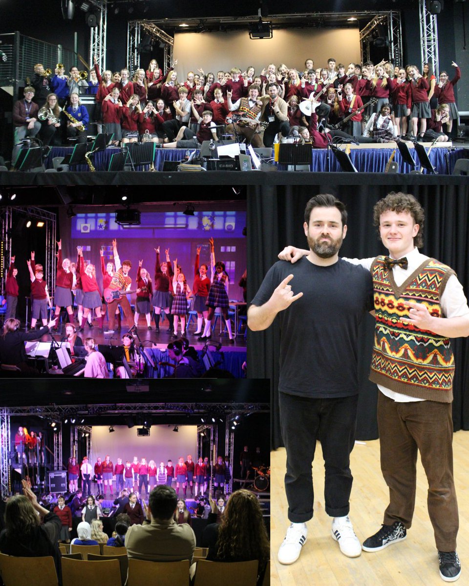 School of Rock Show Week 🤘👨‍🎤

We've had an incredible week of shows, with two to go. Break a leg! 

We also had a very exciting visit from @davidfynnn last week, who passed on his expertise to our students. 

To read the full article please visit our website.