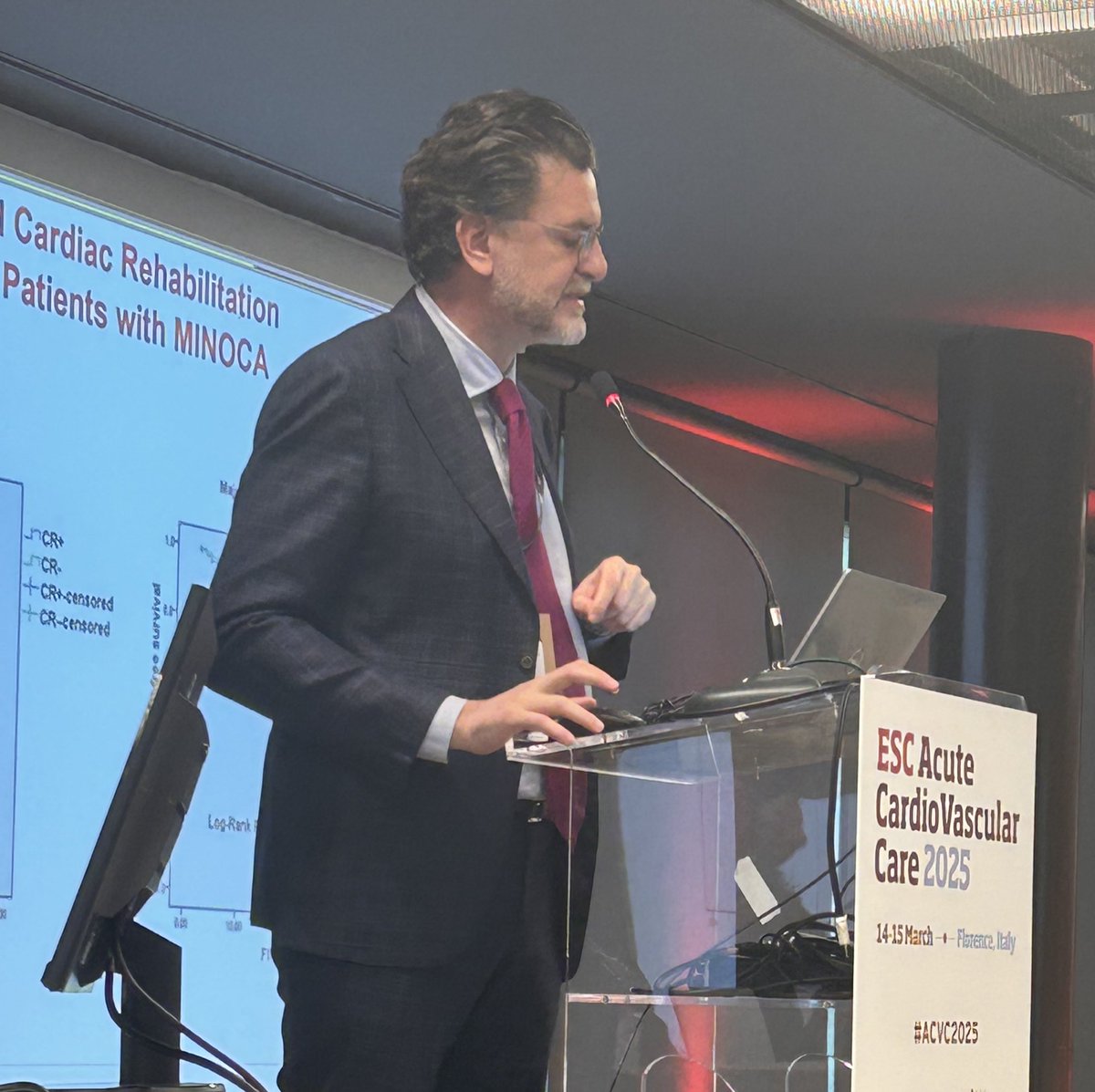 Which patients may benefit from antiplatelet therapy in MINOCA? Leonardo De Luca at #ACVC2025