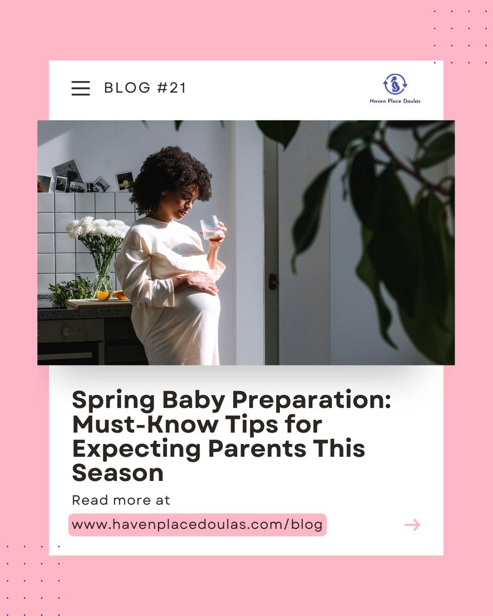 havenpdoulas's tweet image. Spring babies are cominggg! 🌸

If you’re expecting this season, you already know - it’s a whole vibe. But are you really ready? 👀

#havenplacedoulas #springbaby #pregnancytips #blogpost #momlife #pregnantmama #momtobe #birthdoula #massachusetts #boston