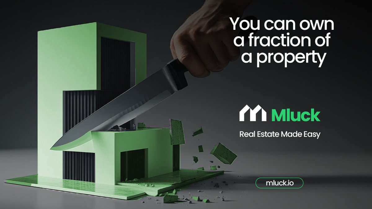 Mluck_io's tweet photo. Real estate investing used to be complicated.

Now, owning a property is as easy as a click—no matter where you are.

Mluck is making it accessible for everyone. Coming soon! https://t.co/1zYFJZ164Y