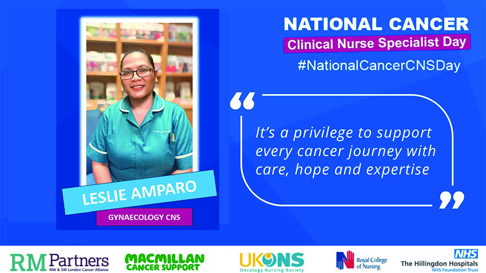 The Hillingdon Hospitals (@hillingdonnhsft) on Twitter photo Hope and care - our cancer clinical nurse specialists are there for your cancer journey. We are celebrating their compassion and expertise today on #nationalcancercnsday Hope and care - our cancer clinical nurse specialists are there for your cancer journey. We are celebrating their compassion and expertise today on #nationalcancercnsday