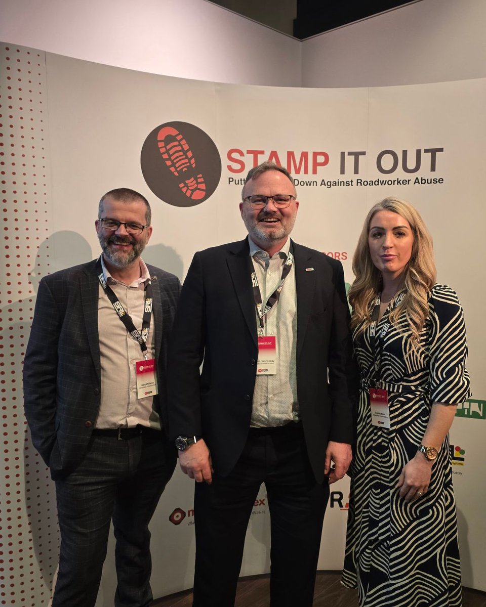 MGroupHighways's tweet photo. As part of Respect Our Roadworker Week 2025, we had the privilege of attending the #STAMPITOUT summit, highlighting the real impact of these incidents on our colleagues. 

#MGroup #MGroupHighways #MGroupServices #MilestoneInfrastructure #respectourworkforce https://t.co/9NcljGH4r1