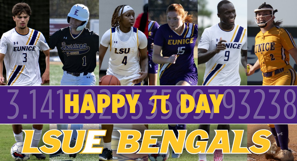 To those that celebrate - Happy Pi Day! We appreciate Bengal Nation's INFINITE support every year!

#GeauxBengals
#EarnYourStripes