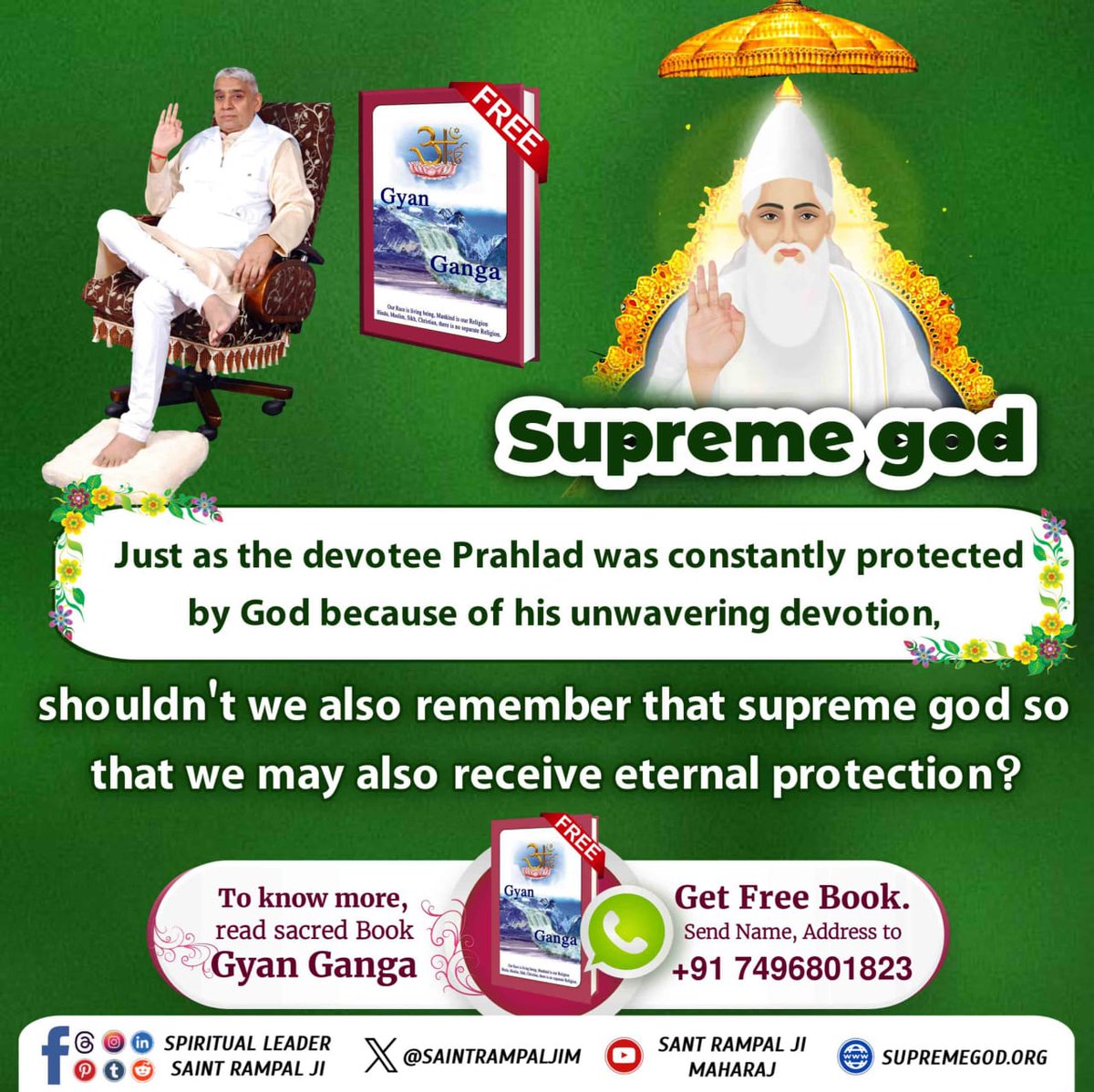 #संतों_की_असली_होली 
This holi bring precious spiritual book Gyan ganga in your home.
Sant Rampal Ji Maharaj