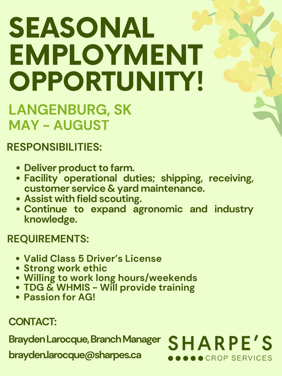Sharpe's Crop Services tweet media