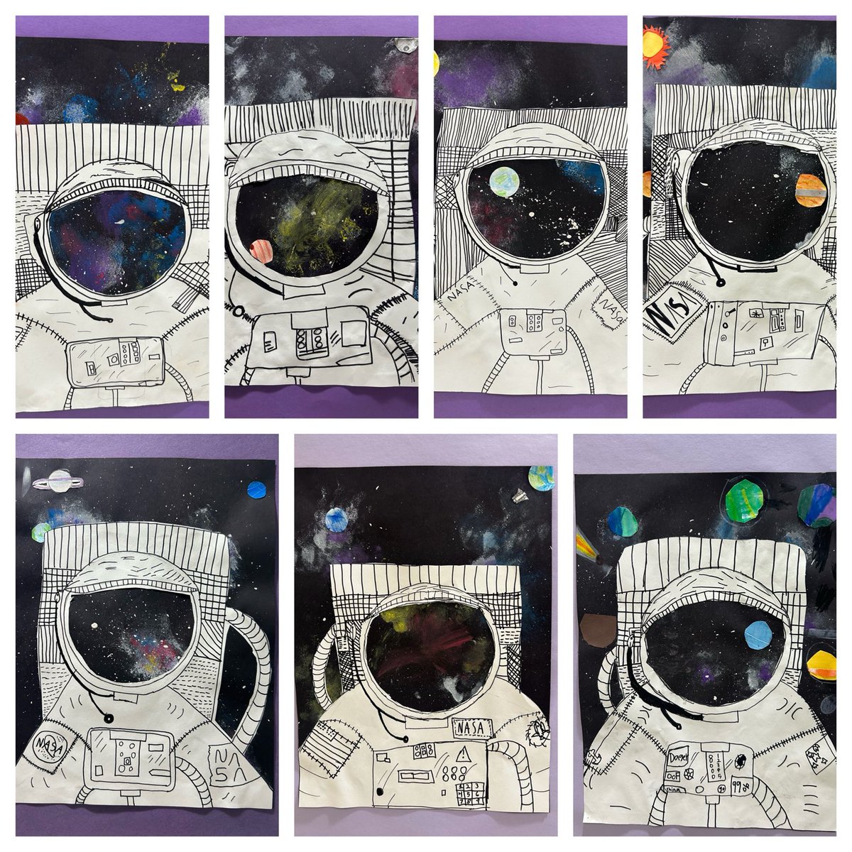 New art work up from @mrsbotfeldart and we think it is out of this world!!!!