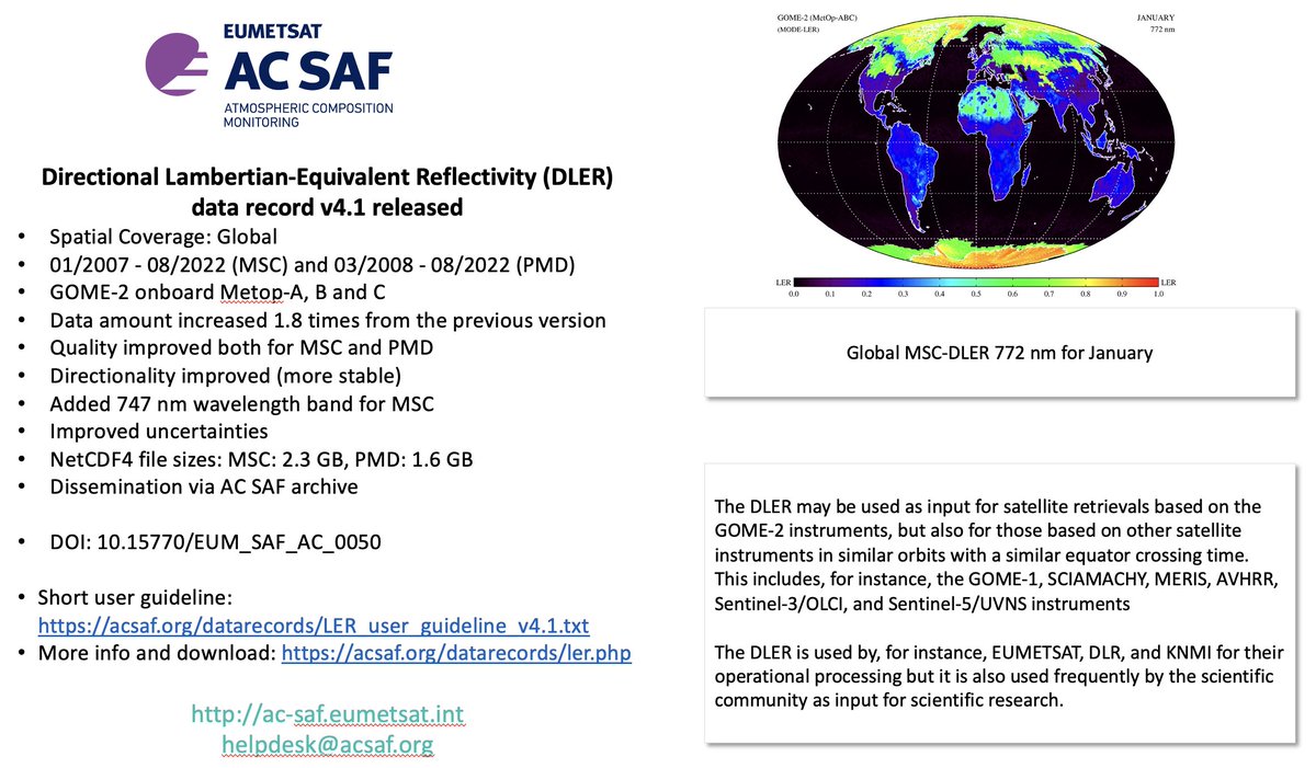Directional #Lambertian-Equivalent #Reflectivity (DLER) version 4.1 is finally released. after demonstrational phase. Added wl, improved errors, directionality and quality. Download  and have a try! acsaf.org/datarecords/le…