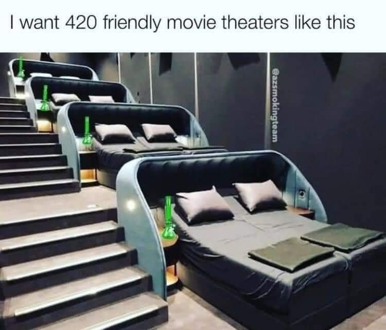 This is how you watch movies 🍃💨