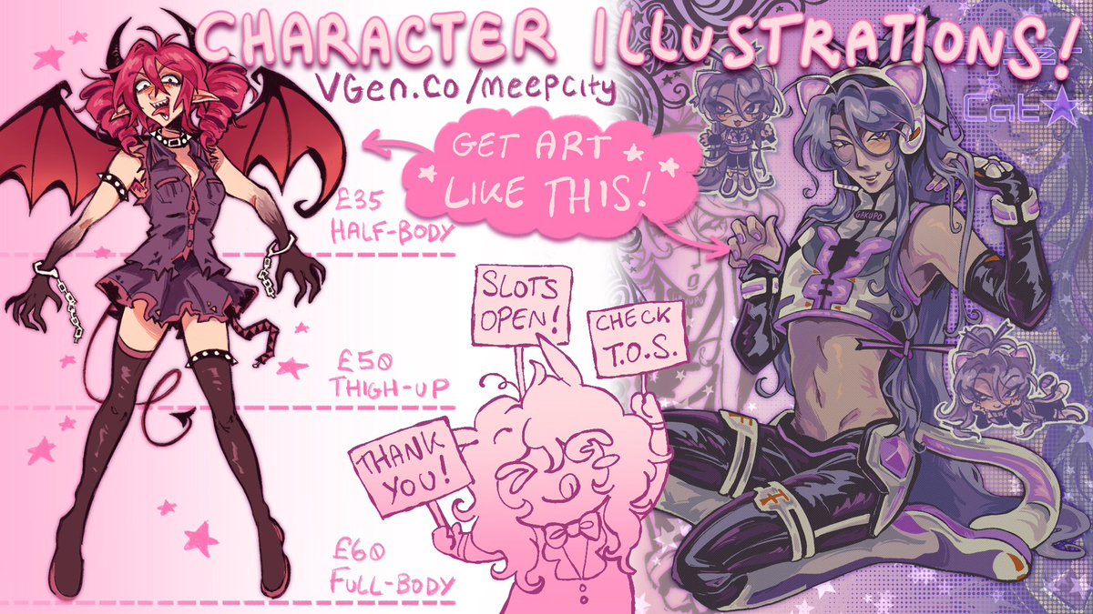 meepcomplex's tweet image. my c⭐️mmissions are open again Yay !!! just a few slots for now while i get back into the swing of things ^_^ this time i am taking them via VGen only, please follow this link for more info: vgen.co/meepcity/servi…
