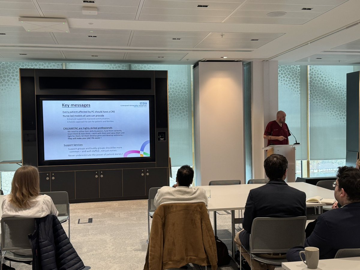 <a href="/leorbrown/">Leo Brown</a> <a href="/Augishealth/">AUGIS</a> <a href="/CookMedical/">Cook Medical</a> <a href="/bostonsci/">Boston Scientific</a> <a href="/its_whoweare/">It's Interventional</a> <a href="/pentaxmedicaluk/">PentaxMedicalUK</a> <a href="/nhsUHLG_RI/">NHS University Hospitals of Liverpool Group R&I</a> <a href="/PentaxMedical/">Pentax Medical</a> <a href="/DoctorBenChan/">Benjamin Chan</a> <a href="/amsmithleeds/">Andy Smith</a> Kicking off the ‘Surgeons without Borders’ part of the day is <a href="/shabbarankine/">Phil Whelan</a> talking to us about his unique role as a Pancreatic Nurse Consultant at <a href="/nhsUHLG_RI/">NHS University Hospitals of Liverpool Group R&I</a> and establishing Nurse Led Clinics and improving care for patients with locally advanced/metastatic #PancreaticCancer