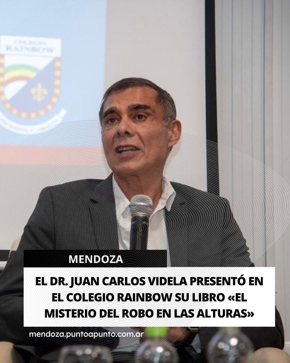 El Colegio Rainbow fue el escenario principal de una jornada cultural que fusionó literatura, innovación y reflexión.

mendoza.puntoapunto.com.ar/el-dr-juan-car…