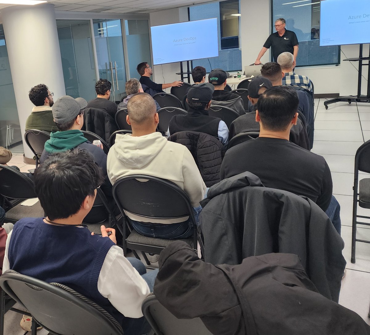 ObjectSharp's tweet image. What a great event last night at our Enterprise Toronto User Group.
We had the pleasure of hosting Dave Lloyd and Max Yermakhanov, who presented on the topic "Azure DevOps: Still Thriving, Still Evolving."
Thank you to everyone who attended!