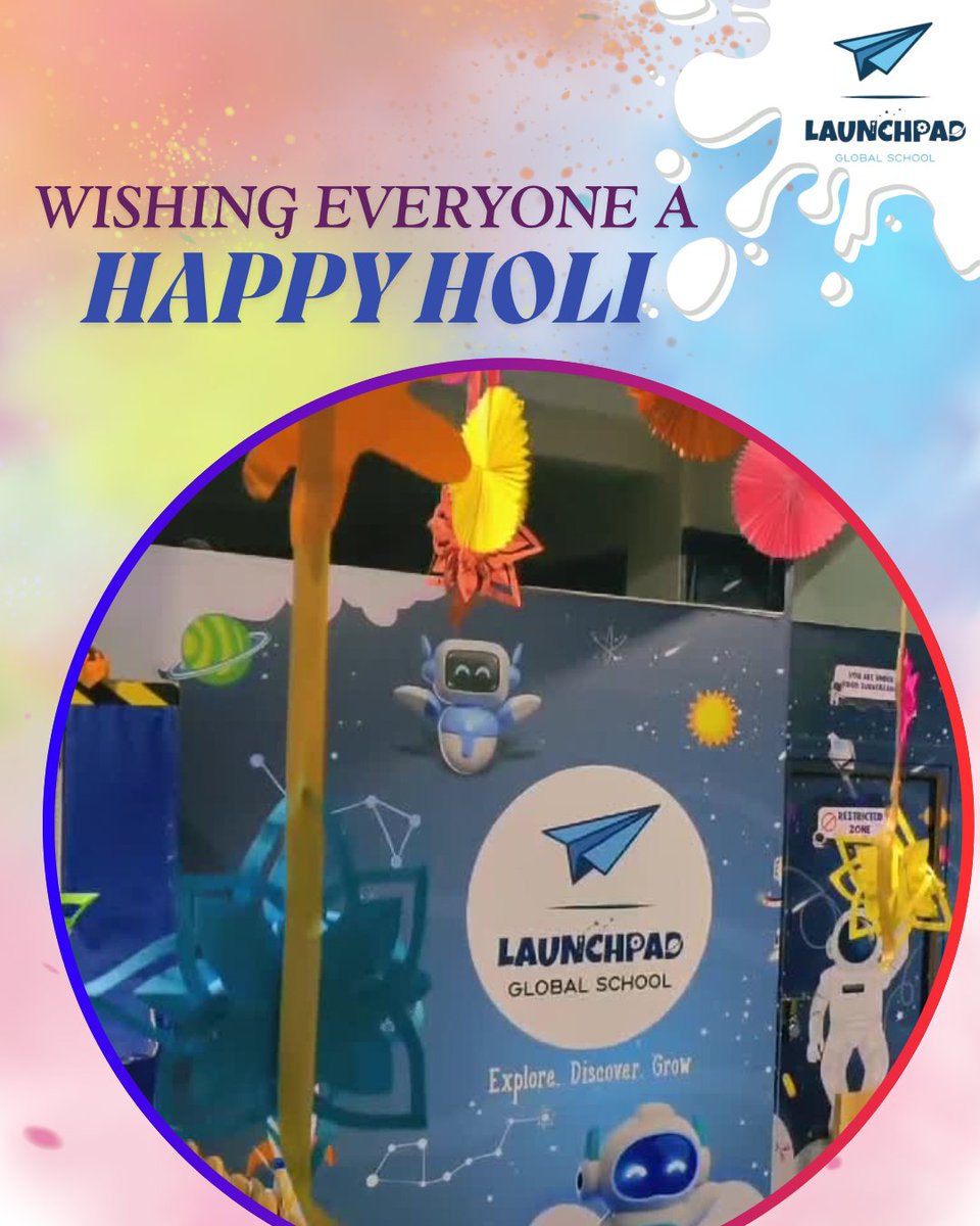 launchpad_sch's tweet image. Wishing Everyone a Colour and Joyful Celebration!

Every splash of color is a step towards building curiosity and confidence in our little artists. Moments like these make learning fun, meaningful, and unforgettable!