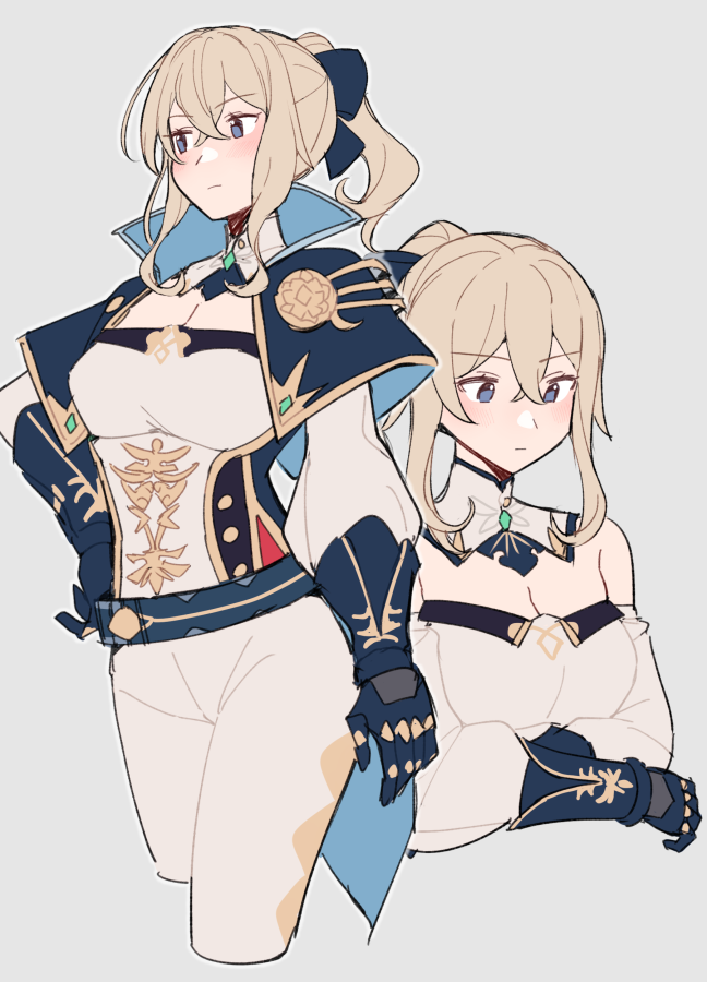琴|ジン(原神) 「」|Mカエルのイラスト