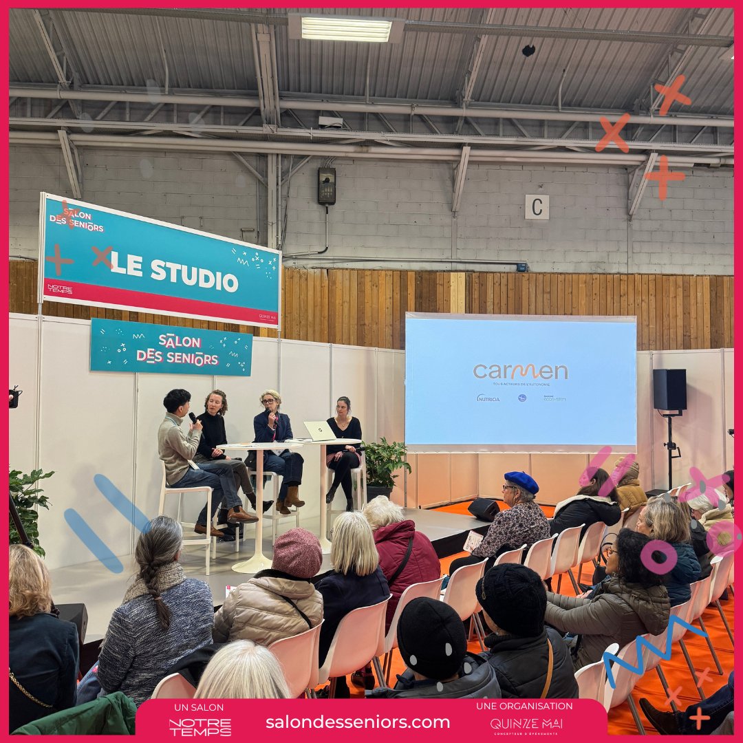 En direct du Salon des Seniors de Paris

😍 Retour en images sur quelques moments de cette matinée.