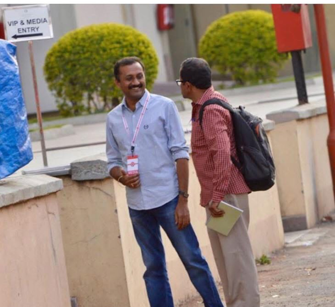 vamsi srinivas (@vamsi_scribe) on Twitter photo I and good friend Late Suresh Krishna Murthy (The Hindu) at the launching of <a href="/PawanKalyan/">Pawan Kalyan</a> <a href="/JanaSenaParty/">JanaSena Party</a> at HICC, Hyderabad in 2014
Quite a journey I and good friend Late Suresh Krishna Murthy (The Hindu) at the launching of <a href="/PawanKalyan/">Pawan Kalyan</a> <a href="/JanaSenaParty/">JanaSena Party</a> at HICC, Hyderabad in 2014
Quite a journey