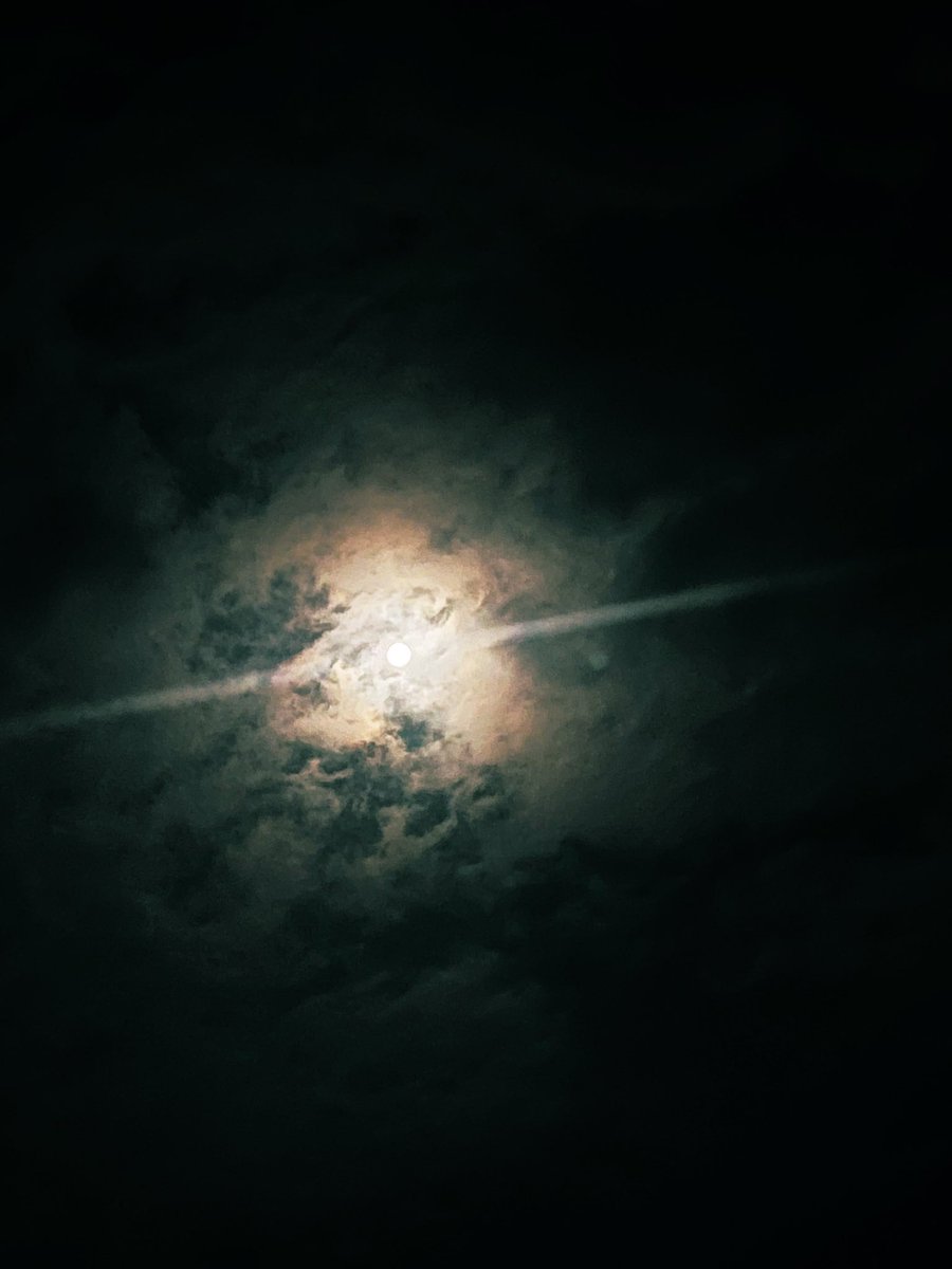 There’s always something about the sky, clouds and lonely moon…