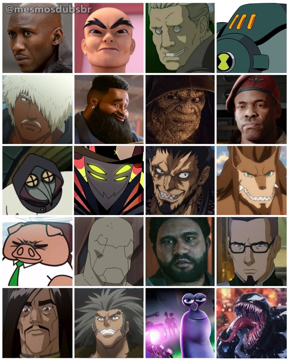 Personagens Com os Mesmos Dubladores! tweet media