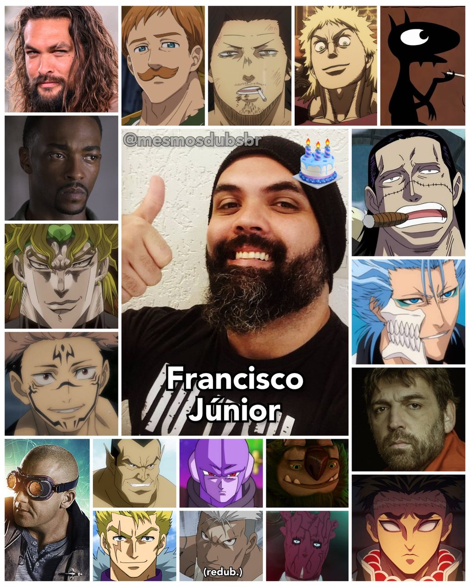 Personagens Com os Mesmos Dubladores! tweet media