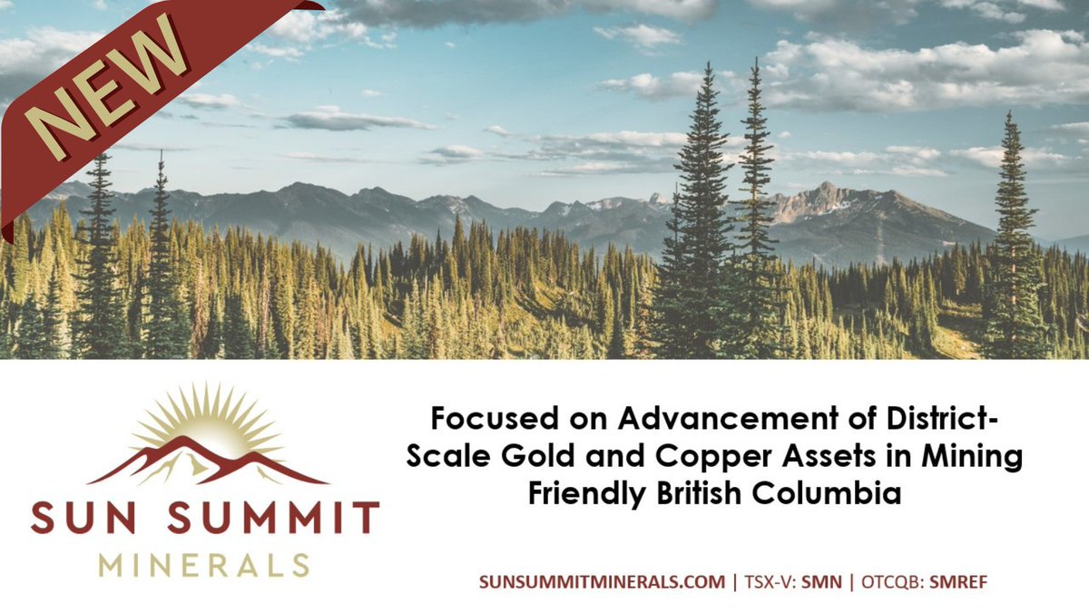 SunSummitMin's tweet photo. March started strong for $SMN.V, with 22 investor meetings through the Precious Metals Summit program & great booth engagement at #PDAC2025!
Missed us? ⬇️Download our new presentation:
🔗 https://t.co/QB5kccjGOd
$SMREF #Gold #Copper #Silver #JDProject #Toodoggone #BuckProject https://t.co/q8FbQqlDMM