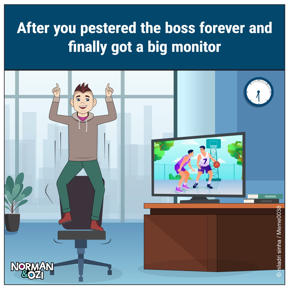 norman_ozi's tweet image. 🤣😛

normanandozi.com

#OfficeHacks #OfficeHumor #Webcomics #OfficeJokes