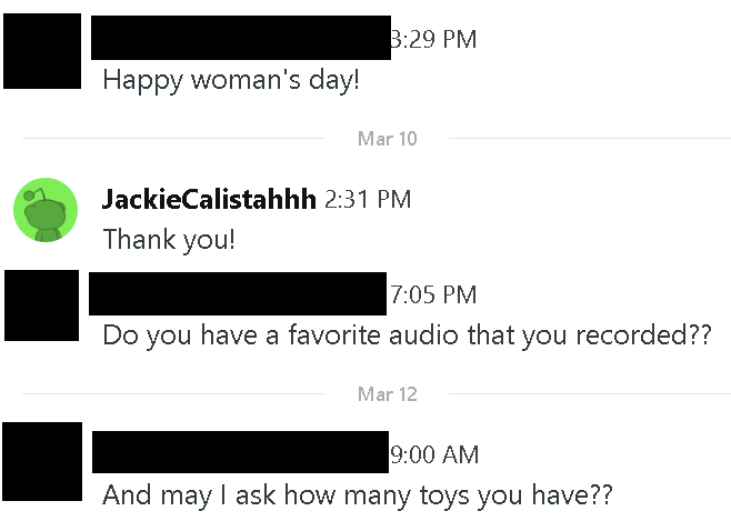 "I support equal rights! Btw, how do you masturbate?"