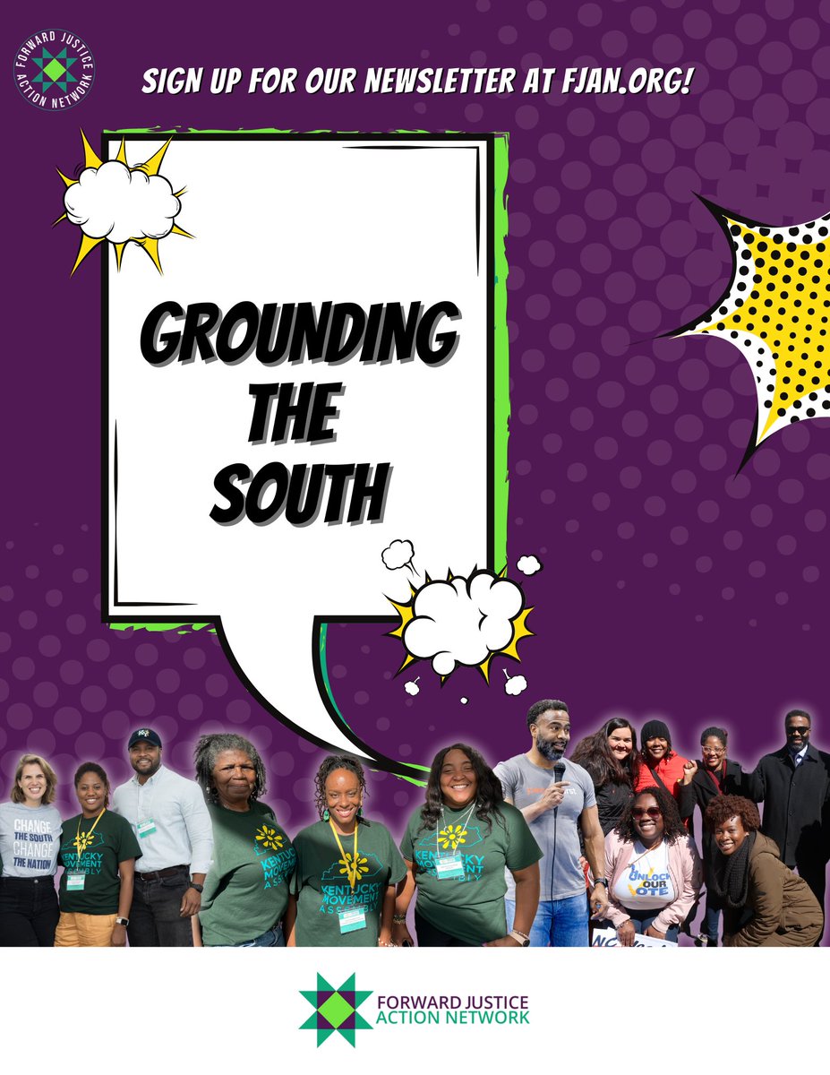 Tune in to all of FJAN's latest by signing up for our Grounding The South newsletter at fjan.org!