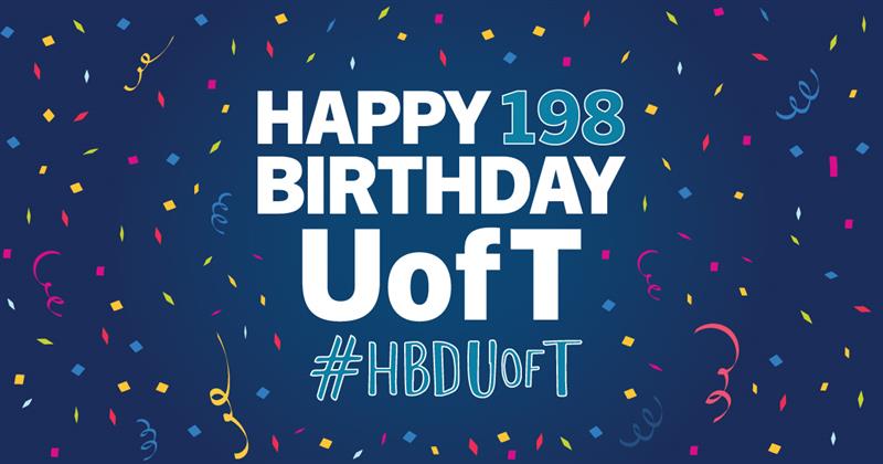 #HBDUofT! Tomorrow, we celebrate 198 years since #UofT's founding in 1827. 🎉 Test your U of T knowledge with a special birthday quiz: uoft.me/hbd198