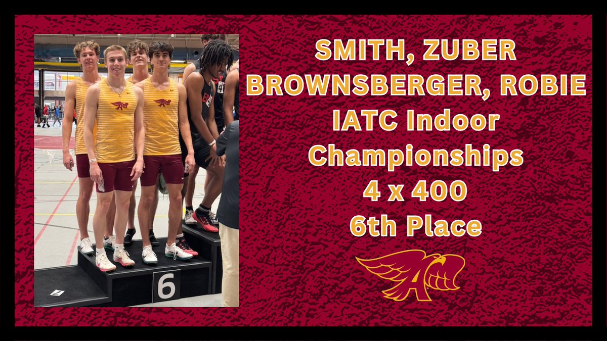 Relay podium placers from ISU. 

Full results: results.wayzatatiming.com/meets/44875