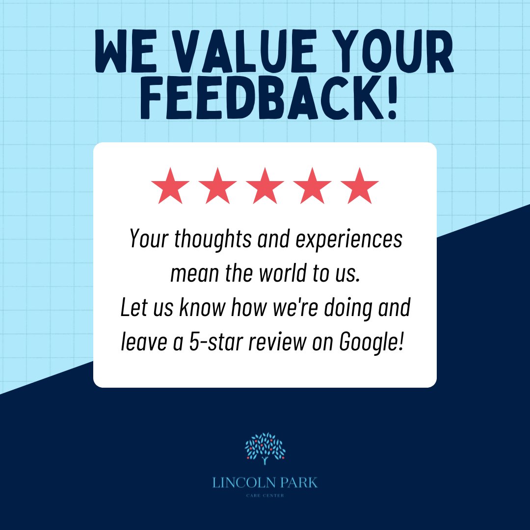 ⭐️⭐️⭐️⭐️⭐️ Loved your experience? Let others know! Your 5-star review helps us continue providing top-quality care and service. 🏆💙 
revyoumeplease.com/lincolnparkcar…
#SupportUs #RateUs #TopNotchCare