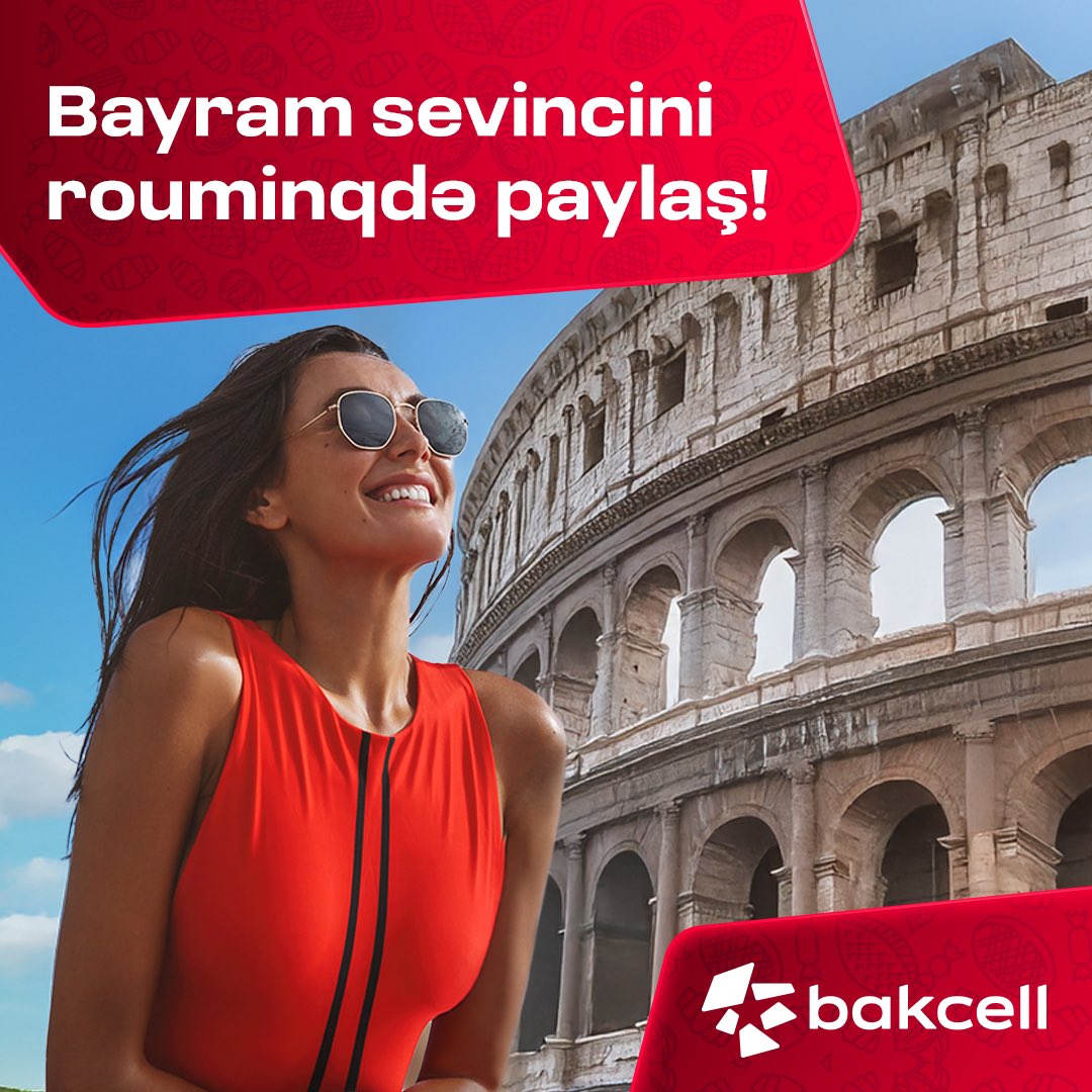 Bayram sevincini rouminqdə paylaş! 
Bakcell-in rouminq paketləri ilə sevdiklərinlə ürəyincə bayramlaş. 
Üstəlik, VoWiFi xidmətindən pulsuz yararlan. 
Ətraflı: bkc.link/vowifi