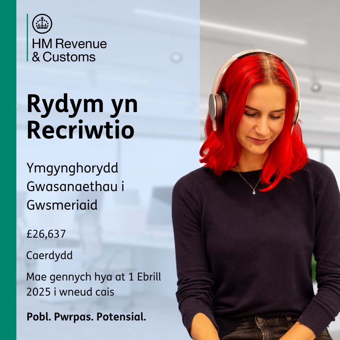 HMRC Careers (@hmrccareers) on Twitter photo ๐ Join HMRC as a Customer Services Advisor and make a real difference!
Be part of an inclusive team that supports public services and promotes fairness.
Apply now and start your career with us!๐
civilservicejobs.service.gov.uk/csr/jobs.cgi?jโฆ
#PeoplePurposePotential #CivilServiceJobs #NewJob ๐ Join HMRC as a Customer Services Advisor and make a real difference!
Be part of an inclusive team that supports public services and promotes fairness.
Apply now and start your career with us!๐
civilservicejobs.service.gov.uk/csr/jobs.cgi?jโฆ
#PeoplePurposePotential #CivilServiceJobs #NewJob
