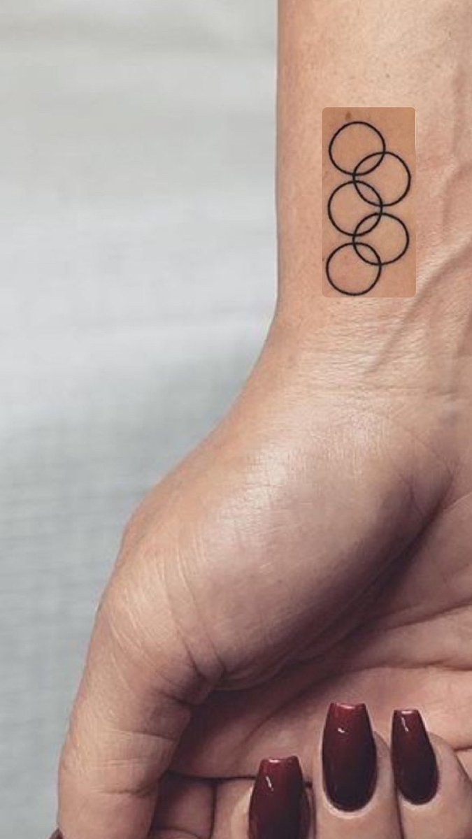 Scheduling my Olympic Rings Tattoo!! This is where I'm thinking…, image size:675x1200
