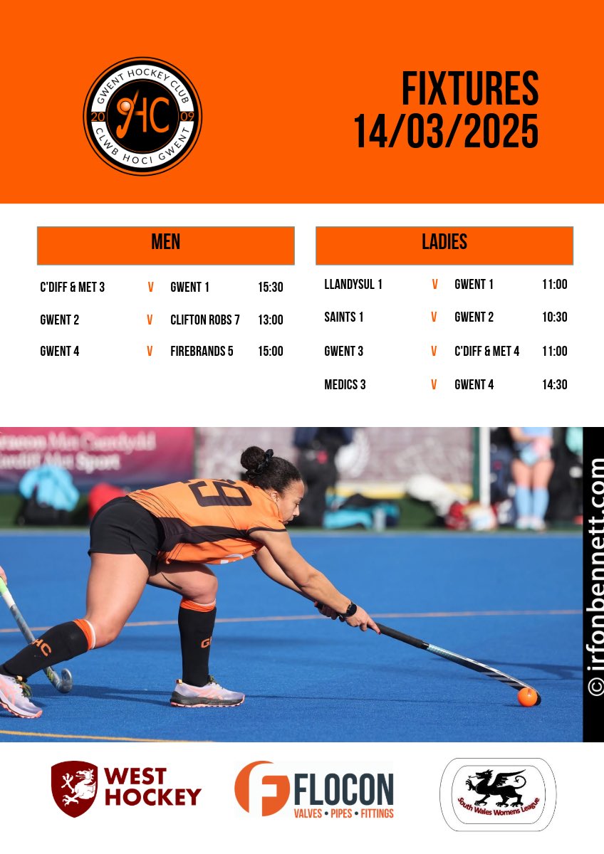 Another round of big games for our senior teams! Good luck everyone 🟠⚫️ <a href="/HockeyWales/">Hoci Cymru</a> <a href="/SWalesLeague/">South Wales League</a> <a href="/swsportsnews/">South West Sports News</a>
