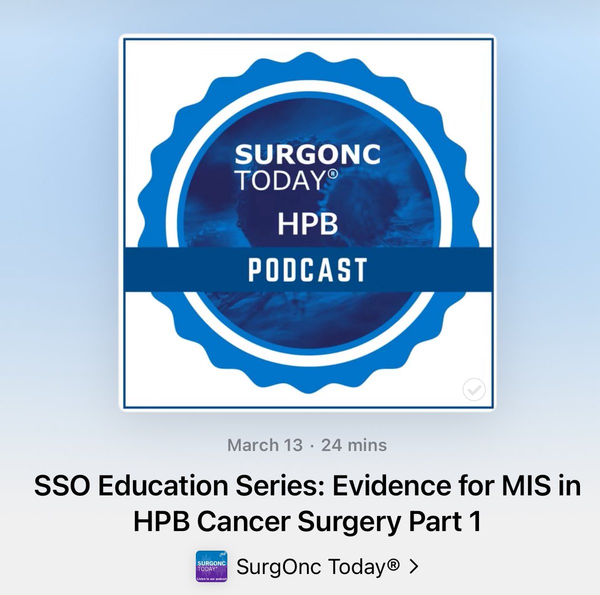 Julie Hallet (@halletjulie) on Twitter photo MIS for liver resection - Should we? Why? How? 🤔💭
🎙️Dissecting the data & tips for uptake with the author of the first lap liver trial <a href="/AAFretland/">Åsmund A. Fretland</a> and robotic expert <a href="/laleh_melstrom/">Laleh Melstrom</a>
with <a href="/PatricioPolanc0/">Patricio Polanco</a> & <a href="/SandraDiBrito/">Sandra DiBrito</a> in #SurgOncToday 🎧
podcasts.apple.com/ca/podcast/sur… MIS for liver resection - Should we? Why? How? 🤔💭
🎙️Dissecting the data & tips for uptake with the author of the first lap liver trial <a href="/AAFretland/">Åsmund A. Fretland</a> and robotic expert <a href="/laleh_melstrom/">Laleh Melstrom</a>
with <a href="/PatricioPolanc0/">Patricio Polanco</a> & <a href="/SandraDiBrito/">Sandra DiBrito</a> in #SurgOncToday 🎧
podcasts.apple.com/ca/podcast/sur…
