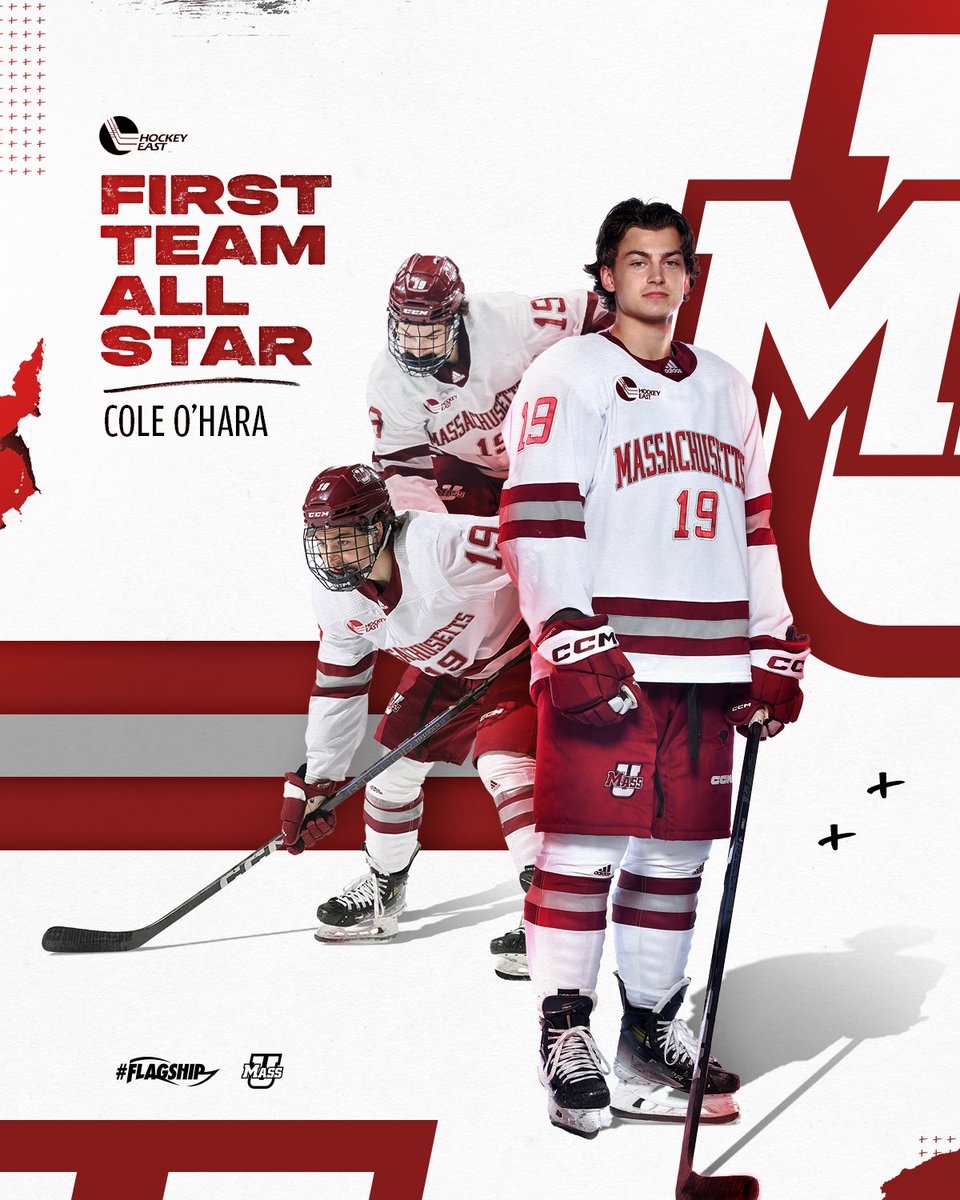 UMassHockey's tweet photo. No surprises here! Congrats to @cohara19 and @HrabalMichael on being named @hockey_east 2024-25 All-Stars! 🌟

🔗: https://t.co/y1hANbaUgA

#NewMass X #Flagship 🚩 https://t.co/IcVGIE8ibQ