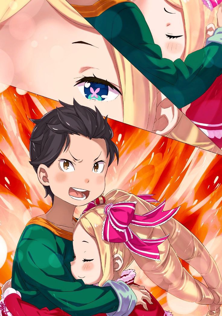 itsjustRoyphael's tweet photo. This might just be the best character dynamic in ReZero. Two shut-ins. Subaru, waiting for his parents to pull him out of his room, and Beatrice, waiting for "that person" to pull her out of the Forbidden Library. Neither of those happened but both break free regardless.BEAUTIFUL https://t.co/AhSYdAxYXZ