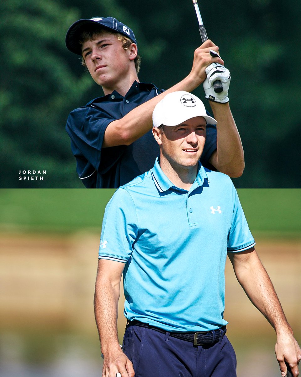 THEPLAYERS's tweet photo. Growing up before our eyes. 

Some familiar faces from their #JrPLAYERS days.

#THEPLAYERS | @AJGAGolf https://t.co/D1IeEywyGh