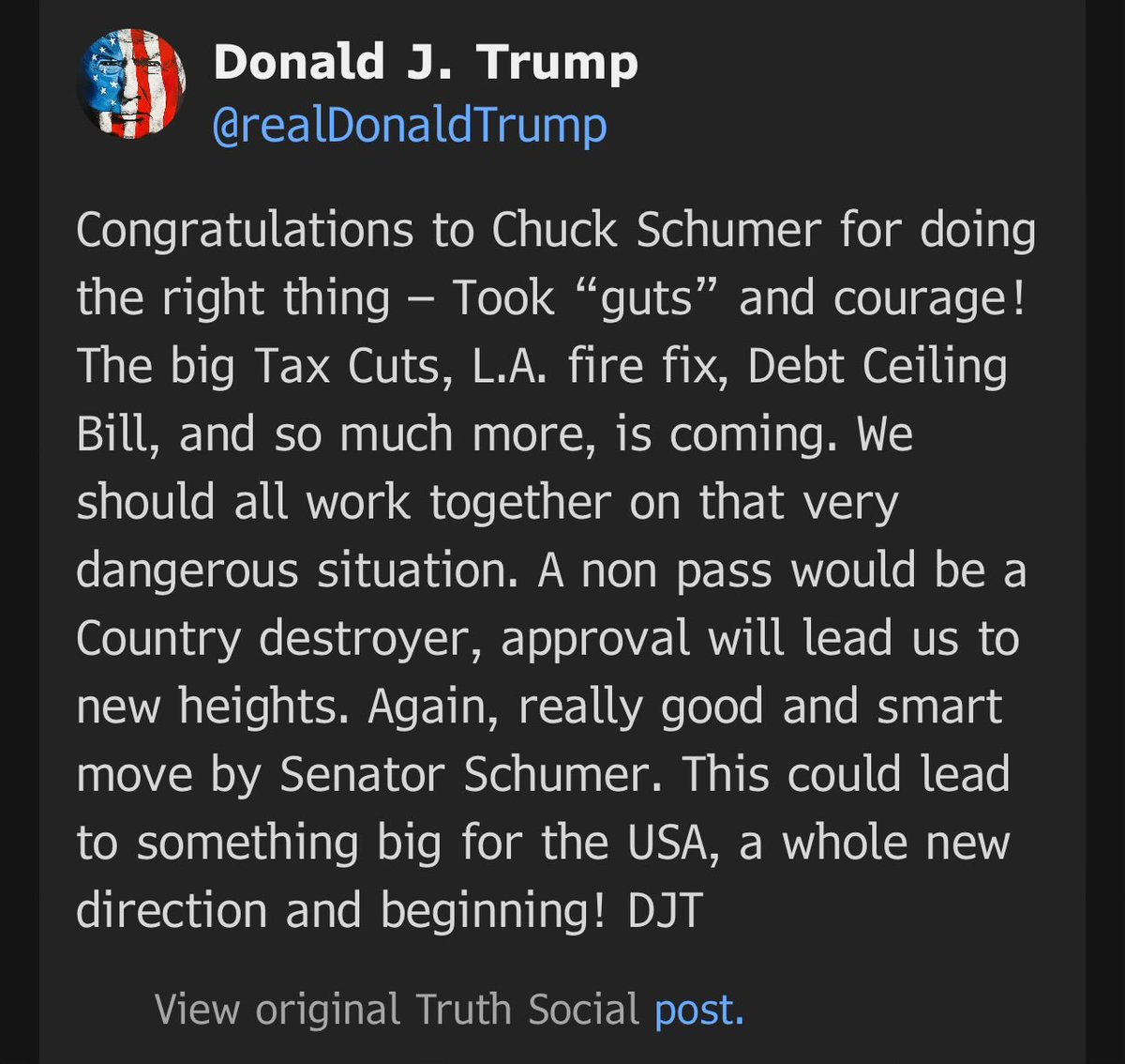 Jaime Harrison (@harrisonjaime) on Twitter photo .<a href="/SenateDems/">Senate Democrats</a> Dammit VOTE NO!
These are not normal times! Senator Schumer, it is time to lead!
Senate Democrats must fight for the American people and cannot rubber stamp the chaos of Trump and Musk! .<a href="/SenateDems/">Senate Democrats</a> Dammit VOTE NO!
These are not normal times! Senator Schumer, it is time to lead!
Senate Democrats must fight for the American people and cannot rubber stamp the chaos of Trump and Musk!