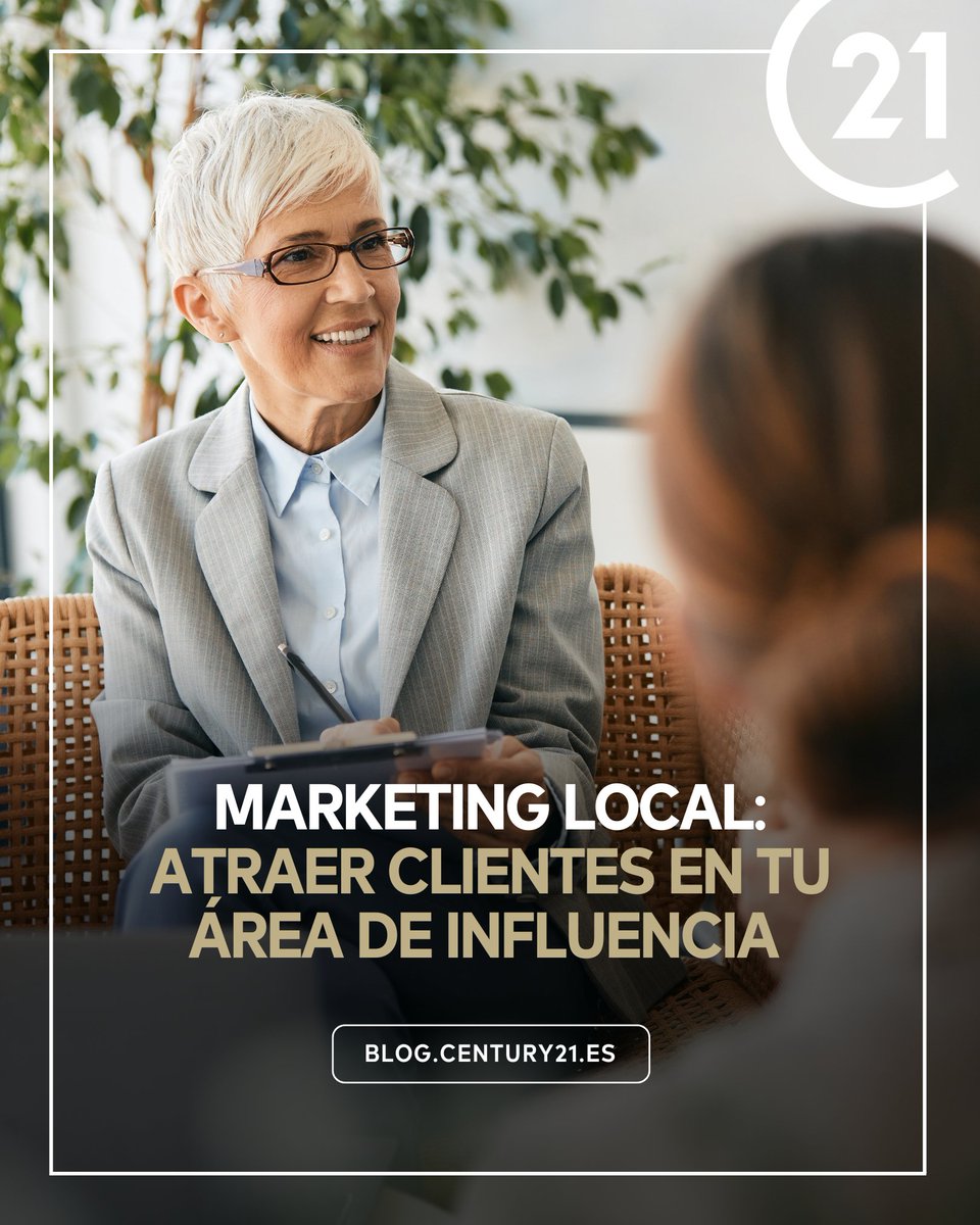 📢✨ En el mundo inmobiliario, la clave del éxito está en conectar con tu comunidad. Un marketing local bien enfocado puede marcar la diferencia a la hora de atraer clientes y destacar en el mercado.

blog.century21.es/marketing-loca…

 #Century21España #MarketingLocal #Inmobiliaria