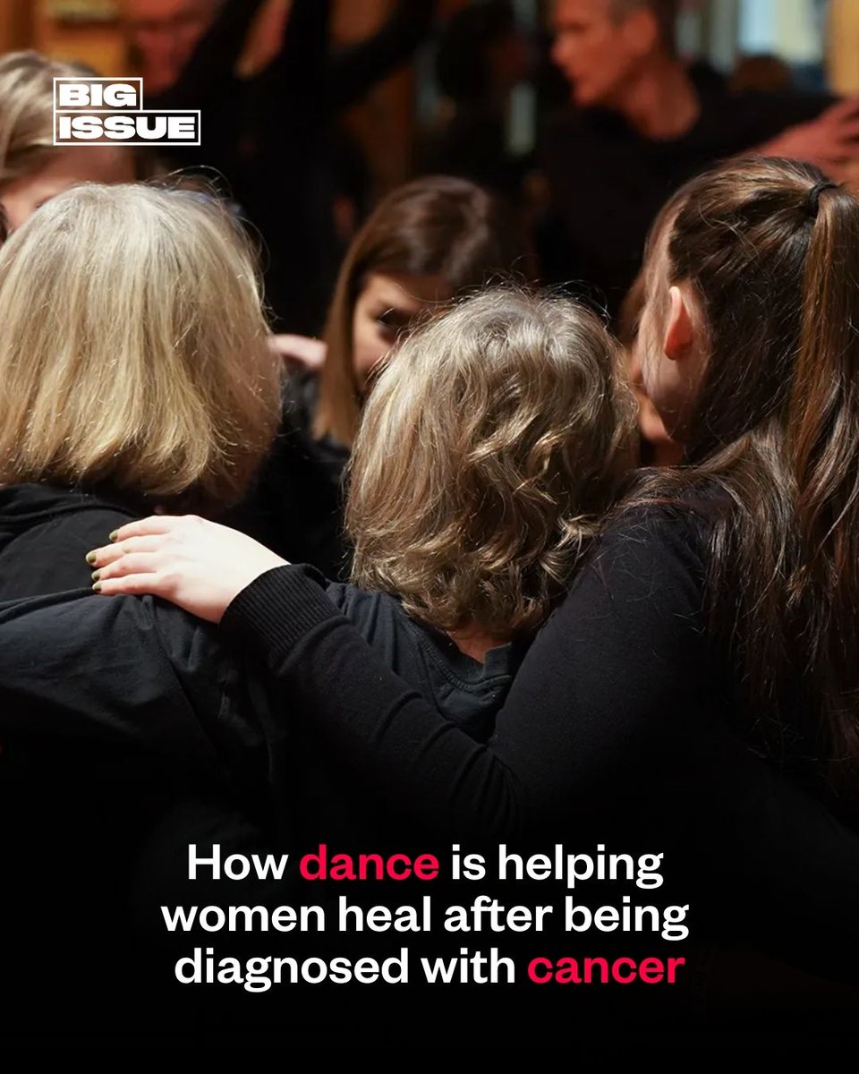 Around 75% of people in the UK feel "unsupported" after their cancer treatment finishes. 

But dance can help people (re)build a positive relationship with their body, says <a href="/MoveDanceFeel/">Move Dance Feel</a> founder Emily Jenkins ❤️ 👇

bigissue.com/opinion/move-d…