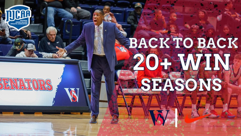 Walters State Men’s Basketball (@mbbwaltersstate) on Twitter photo For the 2nd straight season under <a href="/CoachNicholsj/">Jerry Nichols</a>, the Senators won 20+ games. Not the season we hope for as we only strive to win championships every year but already excited about next season.
🔴🔵🤘🏽 #WaltersUp For the 2nd straight season under <a href="/CoachNicholsj/">Jerry Nichols</a>, the Senators won 20+ games. Not the season we hope for as we only strive to win championships every year but already excited about next season.
🔴🔵🤘🏽 #WaltersUp