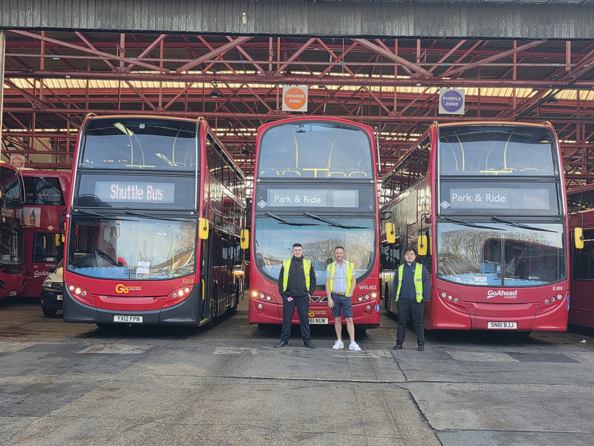 Go_Ahead_London's tweet image. The team at Bexleyheath Garage assisted with taking fans to the Six Nations game in Twickenham, earlier this month. From the excitement and anticipation of the fans to the lively rugby chatter in the air, it made for an exceptional day out for everyone involved. 🎉🏉
It was a…