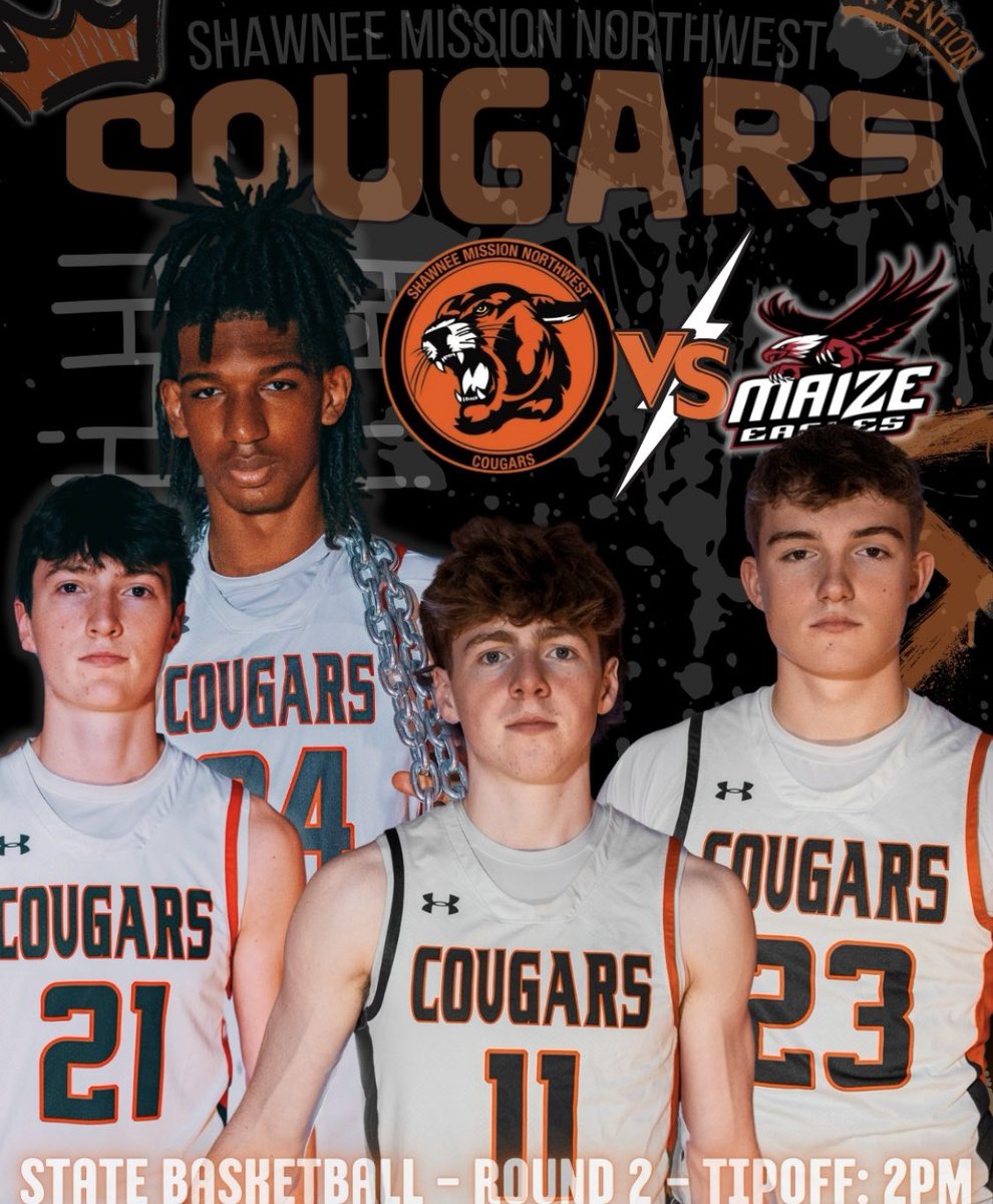 GAME DAY! State Semifinals vs Maize HS! 📍Koch Arena Wichita, KS. ⏰ 2pm. #runitback