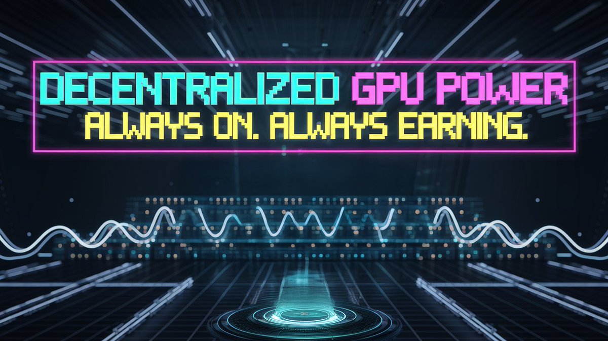The Future of AI Compute is Here

🔹 Decentralized GPU Power – No middlemen, no limits.
🔹 Always On, Always Earning – Monetize GPU power seamlessly.
🔹 AI, ML, and Web3 Workloads – Scalable compute at real market prices.
The AI revolution needs compute—we’re making it