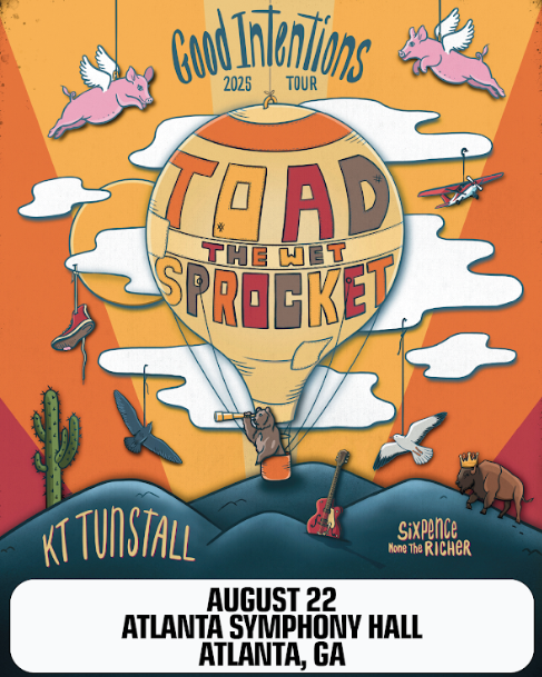 Toad the Wet Sprocket is hitting Symphony Hall on their Good Intentions 2025 Tour! Get ready for a night of your favorite alt rock hits with special guests <a href="/KTTunstall/">KT Tunstall</a> and Sixpence None the Richer! On sale now! bit.ly/4iIMxbA 🐸