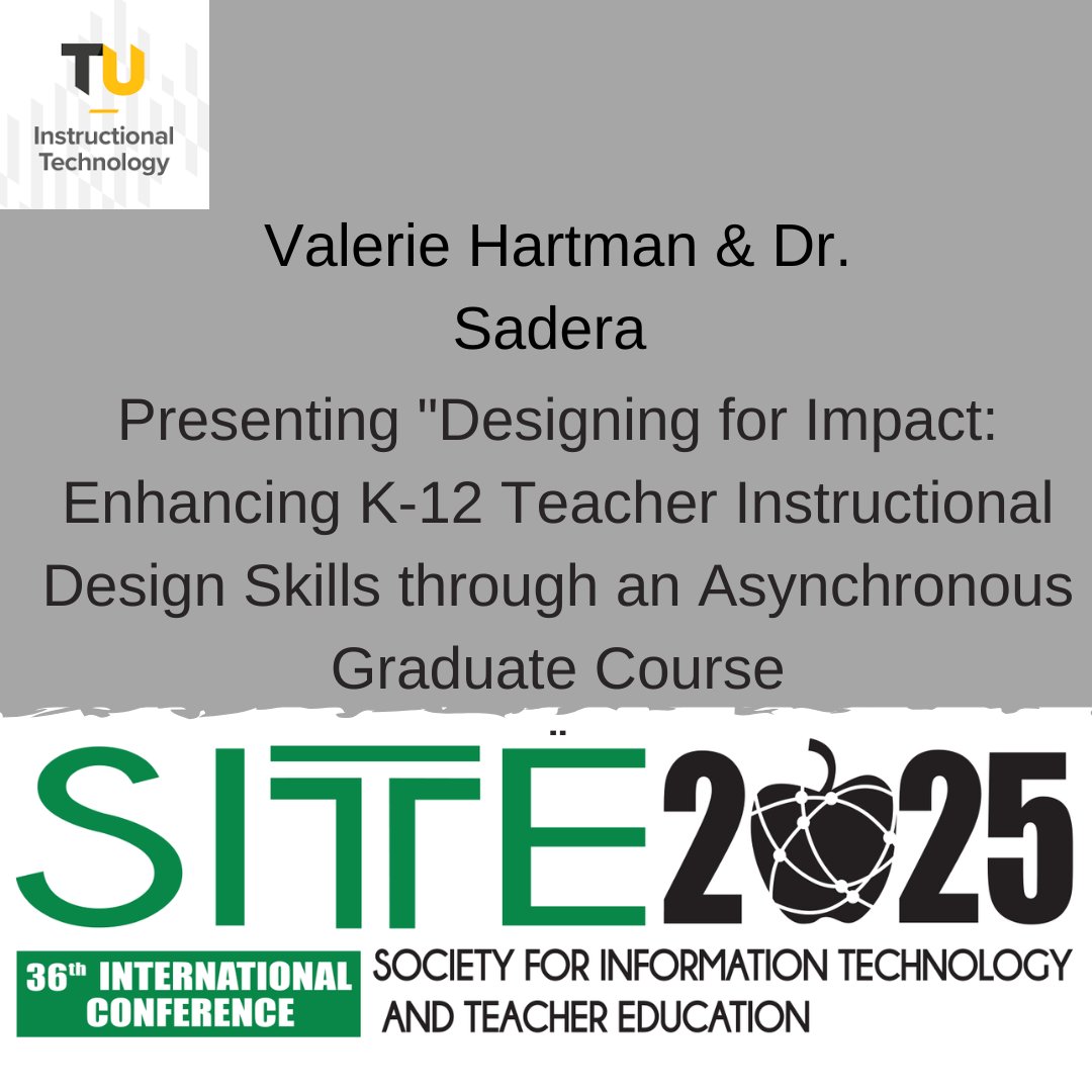 We would like to congratulate these faculty members and students for presenting at SITE 20235 next week!