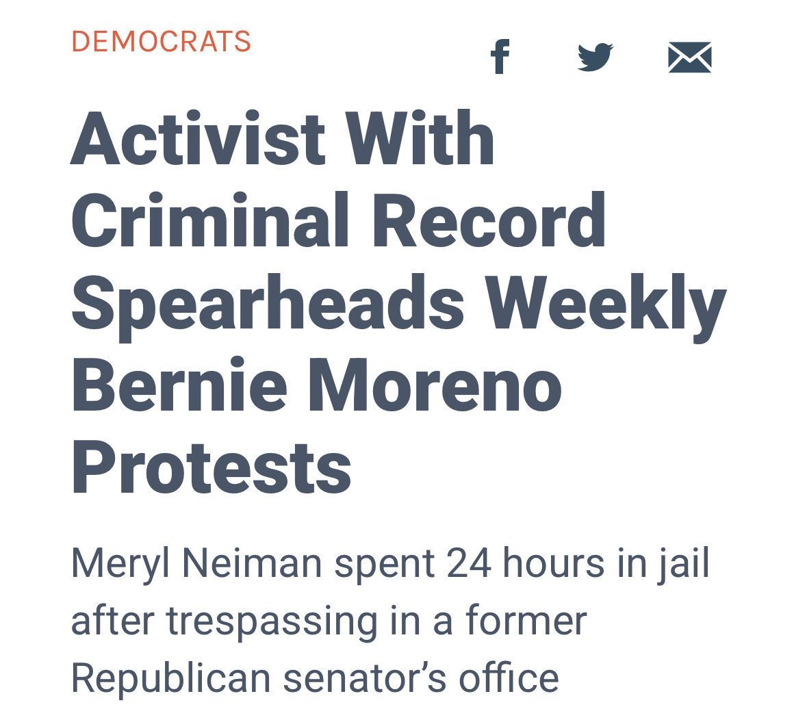 Dark money groups and criminal agitators have decided petty protests and partisan politics are more important than my constituents. But no matter what they throw at me, I will never stop fighting for Ohio!